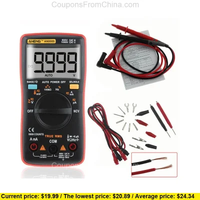 n____S - ANENG AN8009 Multimeter - Banggood 
Cena: $19.99 (77,12 zł) + $0.00 za wysy...