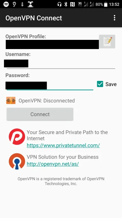 LukaszW - Używa ktoś z Was #openvpn na #android? Zaimportowałem w aplikacji profil .o...