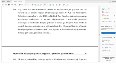 Andreth - To jest fragment oficjalnego pisma Polski w sporze z KE przed TSUE. Jestem ...