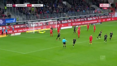 nieodkryty_talent - Heidenheim 3:[1] Duisburg - Kevin Wolze
#mecz #golgif #2bundesli...