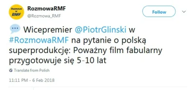 szurszur - Pamiętam jak mówili w PiS, że będzie powstawał jeden patriotyczny film roc...