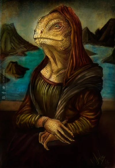 AnakondaWins - #smieszneobrazki #heheszki #reptilianieboners #sztuka #monalisa