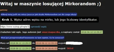 smacznapaczka - Uwaga!
Wyniki losowania :)
ps.Ktoś przed nami losował, ale zamazali...