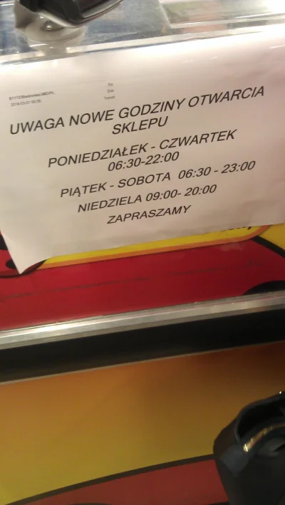 Wykopaliskasz - Taką kartkę dzisiaj spotkałem przyklejoną do kasy w pobliskiej biedro...