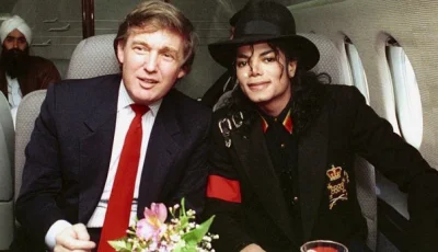 SirWellEndowed - Michael Jackson, Donald Trump oraz Osama bin Laden(z tyłu) na pokład...