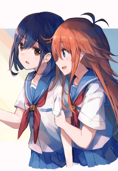 bakayarou - #randomanimeshit #flipflappers #papika #kokominecocona #schoolgirl #