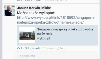 g.....t - JKM-a lubię za to, że ogarnia internet - facebook, twitter, wykop nie mają ...