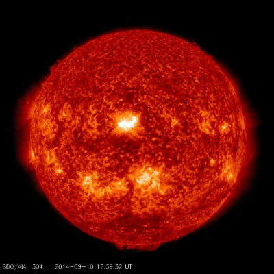 diabeu255 - Przed chwilą miał miejsce potężny rozbłysk słoneczny klasy X1.6 i to w ta...