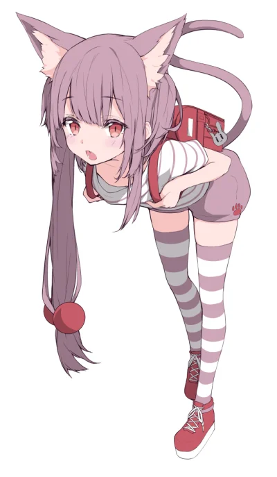 NiesmiesznyJa - #randomanimeshit #loli #originalcharacter #nekomimi #kneesocks #longh...