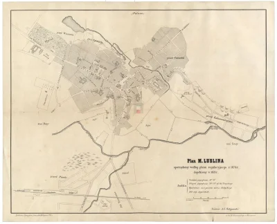 Magnolia-Fan - Plan Lublina z 1878 r., Anastazy Suligowski.
#lublin #historia #karto...