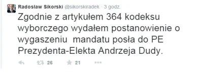 KomentatorTramwajowy - Andrzej Duda stracił mandat europosła!

http://wpolityce.pl/...
