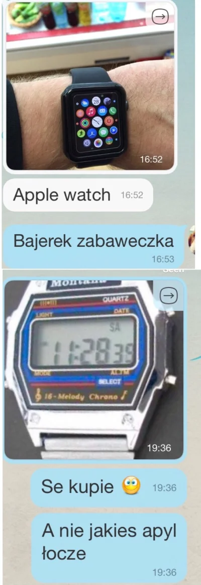 Sproket20 - #zegarki #heheszki #ios #apple
