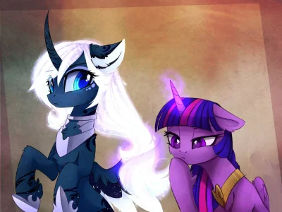 FlaszGordon - #kucyki #art [ #mlp #mylittlepony #twilightsparkle #luna ] #randomcarto...