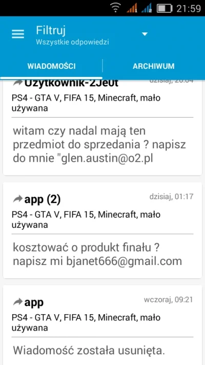 sztrach - Chcę sprzedać na olx ps4 i dostaję takie oto podejrzane wiadomości. Czy w o...