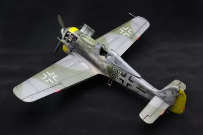 Patatajec - Czołem Mirki z #modelarstwo właśnie skończyłem kolejny projekt, Focke Wul...
