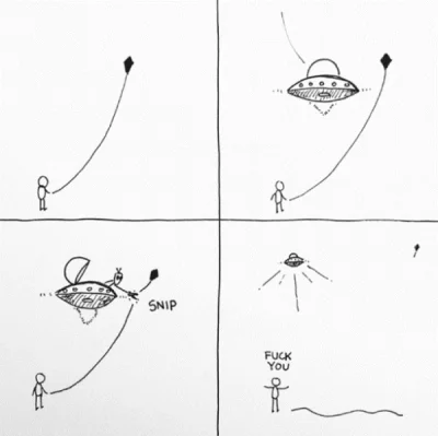 efceka - #heheszki #humorobrazkowy #ufo