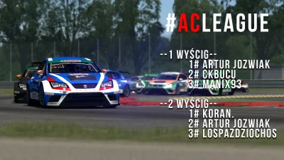 iAdamM - #acleague WYNIKI 1 RUNDY - MONZA

SPOILER