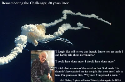 Istavan - 30 lat po katastrofie Challengera inżynier ciągle się obwinia

#technolog...