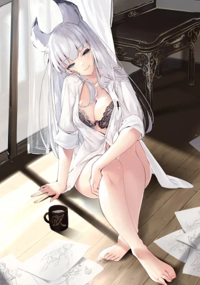 Azur88 - #randomanimeshit #anime #granbluefantasy #korwa #longhair #silverhair #bluee...