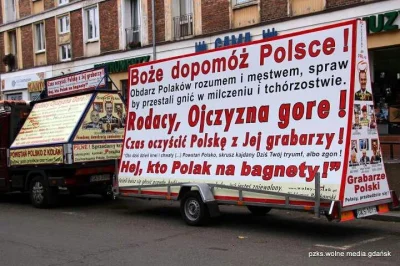 alkan - > W 2006 roku na budynku biura PiS w Kościerzynie wywiesił baner z napisem: D...
