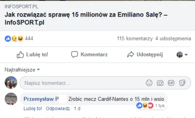 komandorebombardiero - Ja się uśmiałem.
#pilkanozna