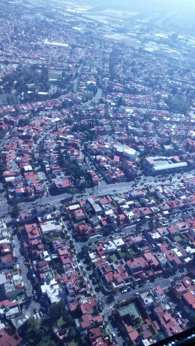 lechwalesa - Mexico City z lotu śmigłowca