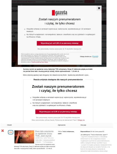 referant - @wykop: Dlaczego respektujecie znaleziska z bezczelnym spamem pochodzącym ...