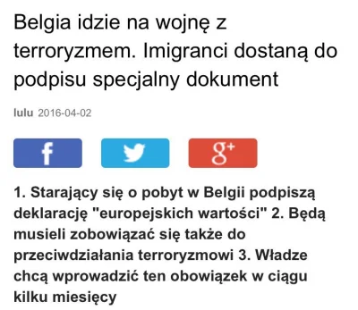 posuck - #belgia #bekazlewactwa
OHO, JAKBYM BYŁ TERRORYSTĄ, TO BYM SIĘ WYSTRASZYŁ