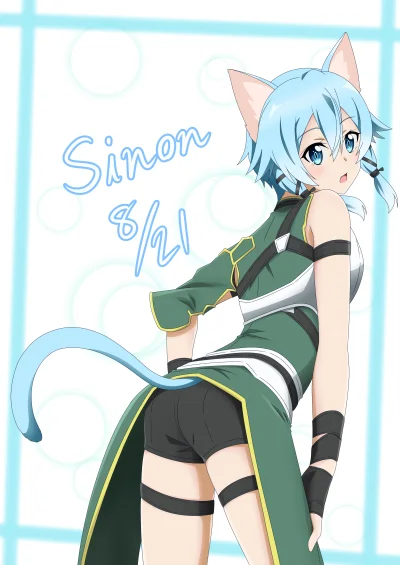 Kamil85R - #shinoasada #sinon #swordartonline #anime #randomanimeshit #nekomimi