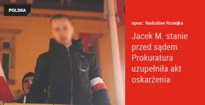 PabloFBK - Jacek M. stanie przed sądem. Prokuratura uzupełniła akt oskarżenia
 Prokur...