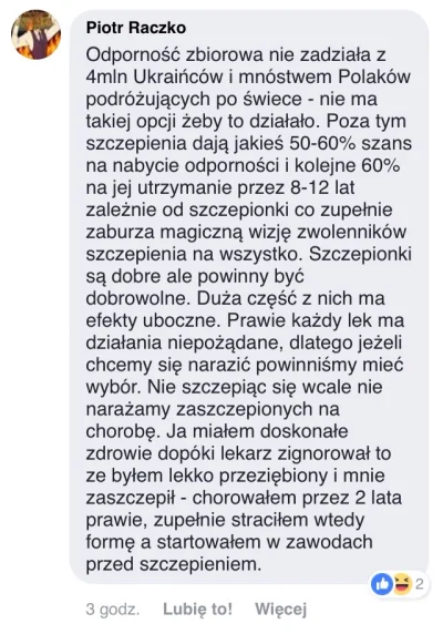 loczyn - Szanujecie, czy szkalujecie?
Drugi w 1. komentarzu.
#proepidemicy #antyszcze...