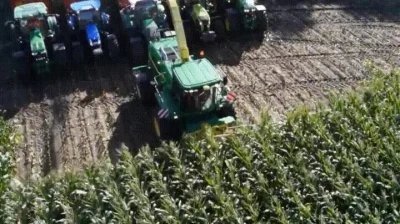 Mesk - Maszyna do zbioru kukurydzy ścina 20 rzędów równocześnie #dziwniesatysfakcjonu...