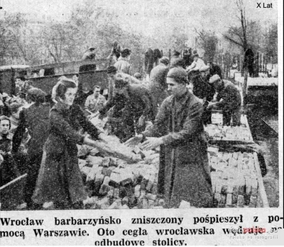 H.....k - Temat wywózki cegły z Ziem Zachodnich do odbudowy Warszawy jest na naszych,...