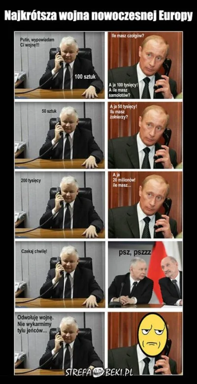 matiwoj11 - #polityka #kaczynski #putin #heheszki
#byloaledobre