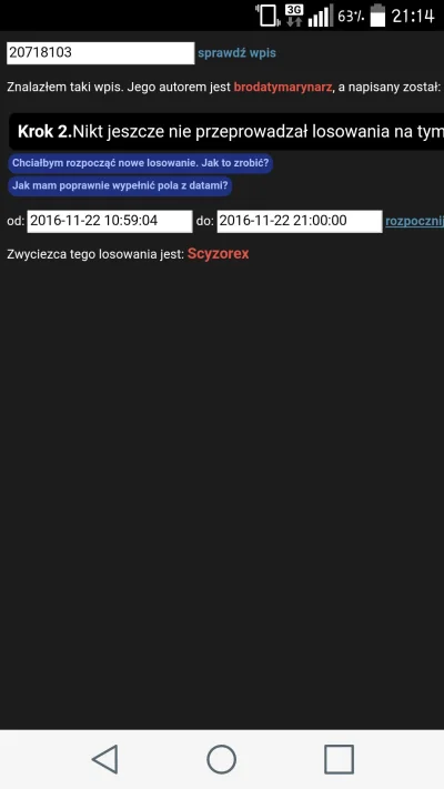 brodatymarynarz - Zwycięzcą losowania został @Scyzorex
Gratuluję ( ͡° ͜ʖ ͡°) 
Kodzik ...