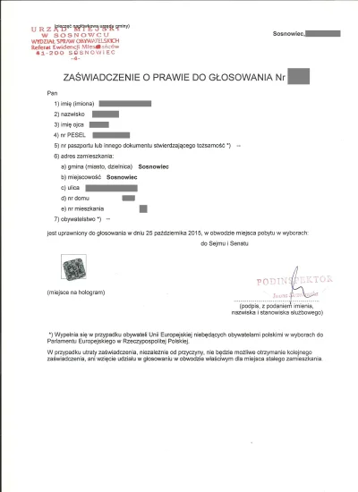 Ssylid - Zawieszam swój głos wyborczy w wyborach do sejmu i senatu na cztery lata. To...