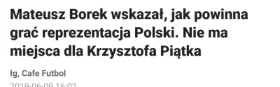 KiszeKapuste - Mylyk ma grać bo ma automatyzmy z lewym a że c---a gra to xD 
#repreze...