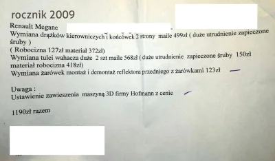 ednet - Mój kolega dostał rachunek od mechanika samochodowego w Gdańsku i wg nas jest...