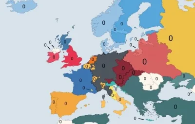 Maniek145 - Liczba samochodów w państwach Europejskich w 1600 roku 

#ciekawostki
