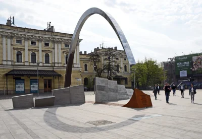 BDLK_IMPRTR - Pomnik symbolizujący stan Krakowskich torów tramwajowych już jest ( ͡° ...