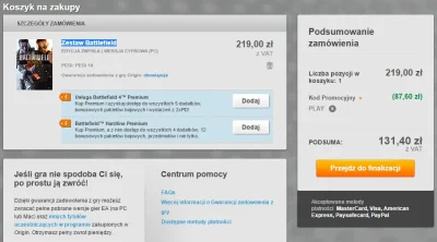 Igoras - Kod rabatowy PLAY do sklepu Origin na zamówienia od 170 PLN.
-40%
https://...