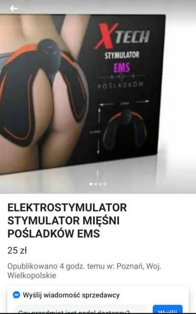 PierwszyPuchacz - Może ktoś chętny? Elektrostymulator na ból dupska, Jedyne 25 złocis...