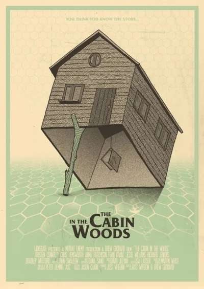 aleosohozi - Dom w głębi lasu
#plakatyfilmowe #thecabininthewoods