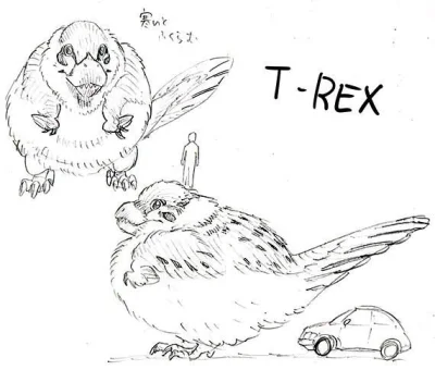 c.....g - Wróble to małe T-Rexy! #ukrytaprawda #dinozaury