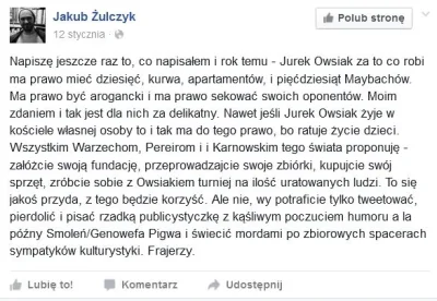 Z.....r - #!$%@?, zachęca do złodziejstwa, popiera prześladowanie i namawia do niecac...