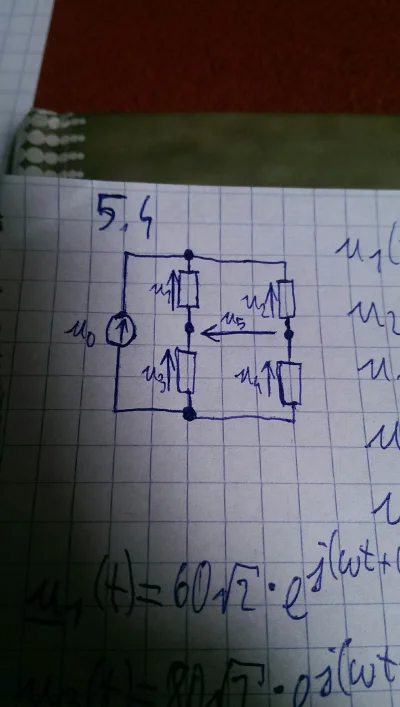 FIGUS97 - Mirki elektroniczne, jak zapisać ten układ za pomocą praw Kirchhoffa? Mam d...