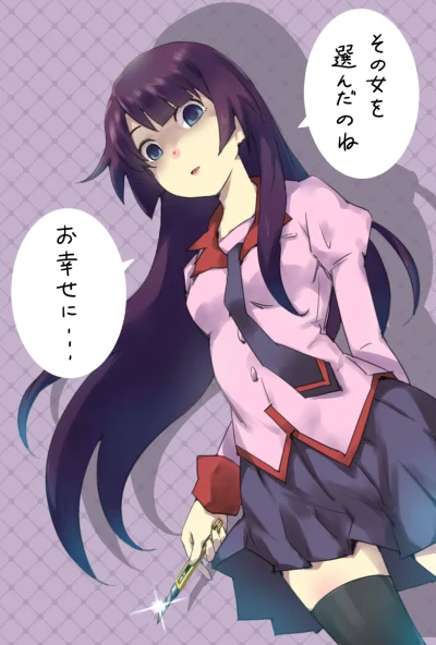 M.....r - #randomanimeshit #yandere #monogatari #hitagisenjougahara #senjougahara #ge...