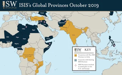 K.....e - Państwo Islamskie na świecie i ich nowe prowincje.
Tym razem w formie mapy...