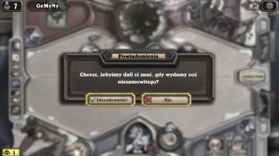 kawkanorbert - Czy ktoś wie o co może chodzić? #hearthstone #blizzard