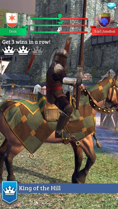 Domenico - #polecamnaandroida świetna grę pt. Rival Knights od gameloft. Wcielamy się...